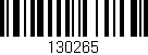 Código de barras (EAN, GTIN, SKU, ISBN): '130265'