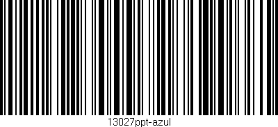 Código de barras (EAN, GTIN, SKU, ISBN): '13027ppt-azul'