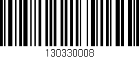 Código de barras (EAN, GTIN, SKU, ISBN): '130330008'