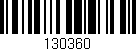 Código de barras (EAN, GTIN, SKU, ISBN): '130360'