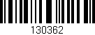 Código de barras (EAN, GTIN, SKU, ISBN): '130362'