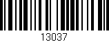 Código de barras (EAN, GTIN, SKU, ISBN): '13037'