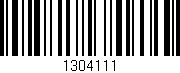 Código de barras (EAN, GTIN, SKU, ISBN): '1304111'