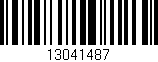 Código de barras (EAN, GTIN, SKU, ISBN): '13041487'