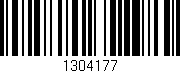 Código de barras (EAN, GTIN, SKU, ISBN): '1304177'