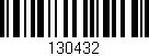 Código de barras (EAN, GTIN, SKU, ISBN): '130432'
