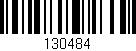 Código de barras (EAN, GTIN, SKU, ISBN): '130484'
