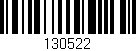 Código de barras (EAN, GTIN, SKU, ISBN): '130522'