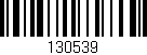 Código de barras (EAN, GTIN, SKU, ISBN): '130539'