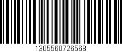 Código de barras (EAN, GTIN, SKU, ISBN): '1305560726568'