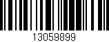 Código de barras (EAN, GTIN, SKU, ISBN): '13059899'