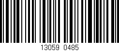 Código de barras (EAN, GTIN, SKU, ISBN): '13059/0485'