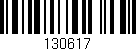 Código de barras (EAN, GTIN, SKU, ISBN): '130617'