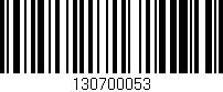 Código de barras (EAN, GTIN, SKU, ISBN): '130700053'