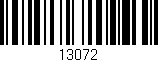 Código de barras (EAN, GTIN, SKU, ISBN): '13072'