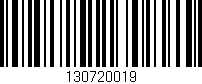 Código de barras (EAN, GTIN, SKU, ISBN): '130720019'