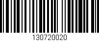 Código de barras (EAN, GTIN, SKU, ISBN): '130720020'