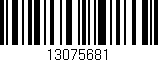 Código de barras (EAN, GTIN, SKU, ISBN): '13075681'