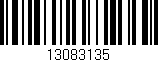 Código de barras (EAN, GTIN, SKU, ISBN): '13083135'