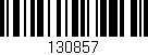 Código de barras (EAN, GTIN, SKU, ISBN): '130857'