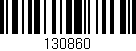 Código de barras (EAN, GTIN, SKU, ISBN): '130860'