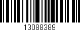 Código de barras (EAN, GTIN, SKU, ISBN): '13088389'