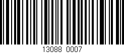 Código de barras (EAN, GTIN, SKU, ISBN): '13088/0007'