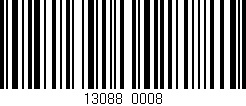 Código de barras (EAN, GTIN, SKU, ISBN): '13088/0008'