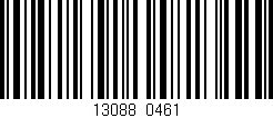 Código de barras (EAN, GTIN, SKU, ISBN): '13088/0461'