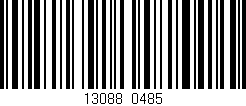 Código de barras (EAN, GTIN, SKU, ISBN): '13088/0485'