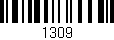 Código de barras (EAN, GTIN, SKU, ISBN): '1309'