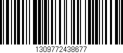 Código de barras (EAN, GTIN, SKU, ISBN): '1309772438677'