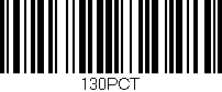 Código de barras (EAN, GTIN, SKU, ISBN): '130PCT'