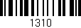 Código de barras (EAN, GTIN, SKU, ISBN): '1310'