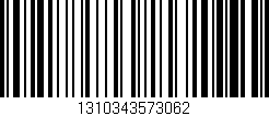 Código de barras (EAN, GTIN, SKU, ISBN): '1310343573062'