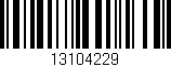 Código de barras (EAN, GTIN, SKU, ISBN): '13104229'