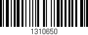 Código de barras (EAN, GTIN, SKU, ISBN): '1310650'