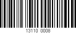 Código de barras (EAN, GTIN, SKU, ISBN): '13110/0008'