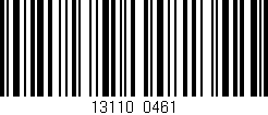 Código de barras (EAN, GTIN, SKU, ISBN): '13110/0461'
