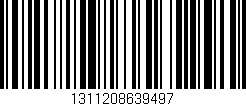 Código de barras (EAN, GTIN, SKU, ISBN): '1311208639497'