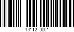 Código de barras (EAN, GTIN, SKU, ISBN): '13112/0001'