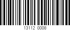 Código de barras (EAN, GTIN, SKU, ISBN): '13112/0008'