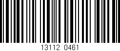 Código de barras (EAN, GTIN, SKU, ISBN): '13112/0461'