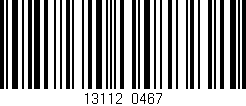 Código de barras (EAN, GTIN, SKU, ISBN): '13112/0467'
