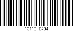 Código de barras (EAN, GTIN, SKU, ISBN): '13112/0484'