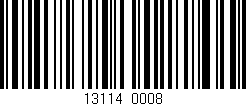 Código de barras (EAN, GTIN, SKU, ISBN): '13114/0008'