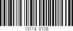 Código de barras (EAN, GTIN, SKU, ISBN): '13114/0129'