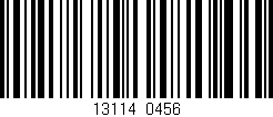 Código de barras (EAN, GTIN, SKU, ISBN): '13114/0456'