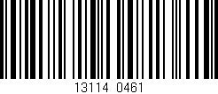 Código de barras (EAN, GTIN, SKU, ISBN): '13114/0461'