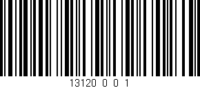Código de barras (EAN, GTIN, SKU, ISBN): '13120_0_0_1'